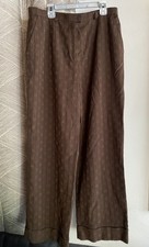 Vintage Escada Brown Pants Women  s Wool Sz 42 US L