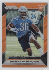 2016 Panini Prizm Rookie Orange Prizm 106/299 Dwayne Washington #221 r8l