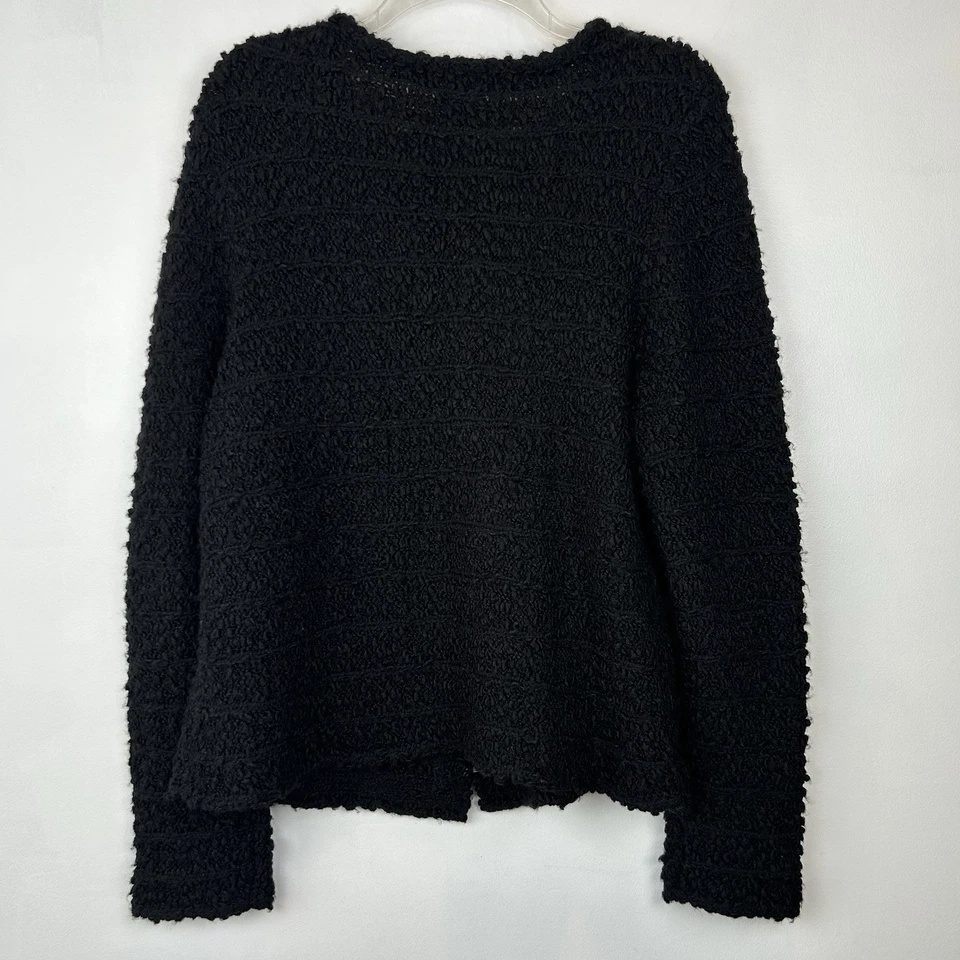 Chicos Cárdigan Suéter Mujer XL Adornado Negro Joya Dinero Antiguo 3 Lujo Foto 2 de 4