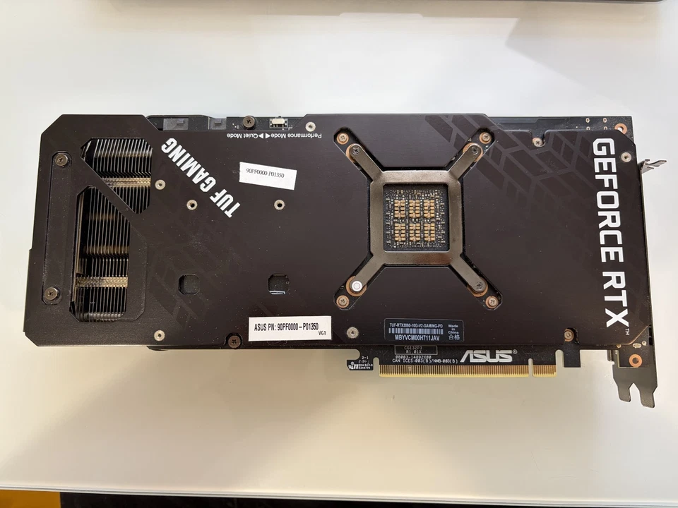 ASUS GeForce TUF-RTX 3080 10GB Video Card PC - Image 2 of 2