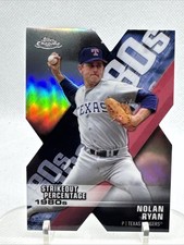 2020 Topps Chrome - Decade of Dominance Die-Cuts Nolan Ryan #DOD-10