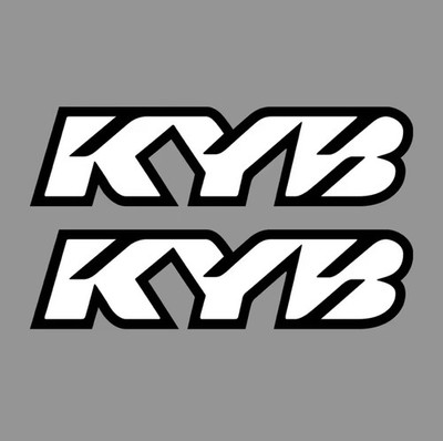 ETM RTR KYB FORK STICKERS (PAIR) WHITE WITH BLACK OUTLINE