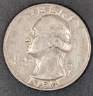 A Silver Washington Quarter from 1954!