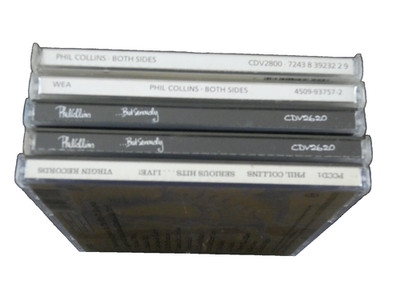 Phil Collins CD's On Small Multi Listing