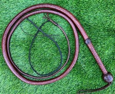 Kangaroo Hide Leather Bullwhip: Indiana Jones Kingdom of the Crystal Skull Style
