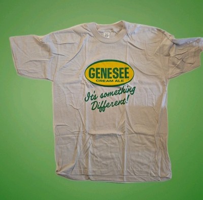 Vintage GENESEE BEER CREAM ALE T-Shirt It's Something Different XL USA 80's