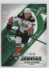 2024-25 Upper Deck Credentials Green 25/25 Frank Vatrano #39 f6d