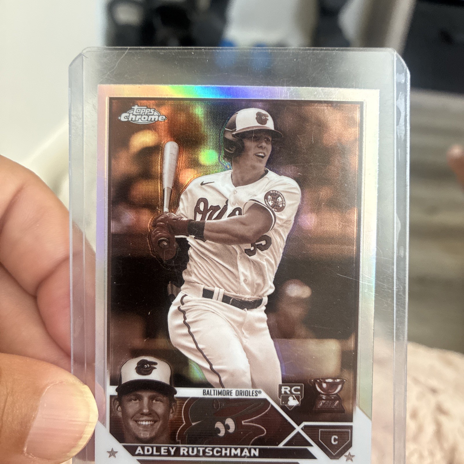 2023 Topps Chrome - Adley Rutschman #1 Sepia Refractor (RC)