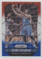 2015-16 Panini Prizm Red White & Blue Prizm Ricky Rubio #224 7v5