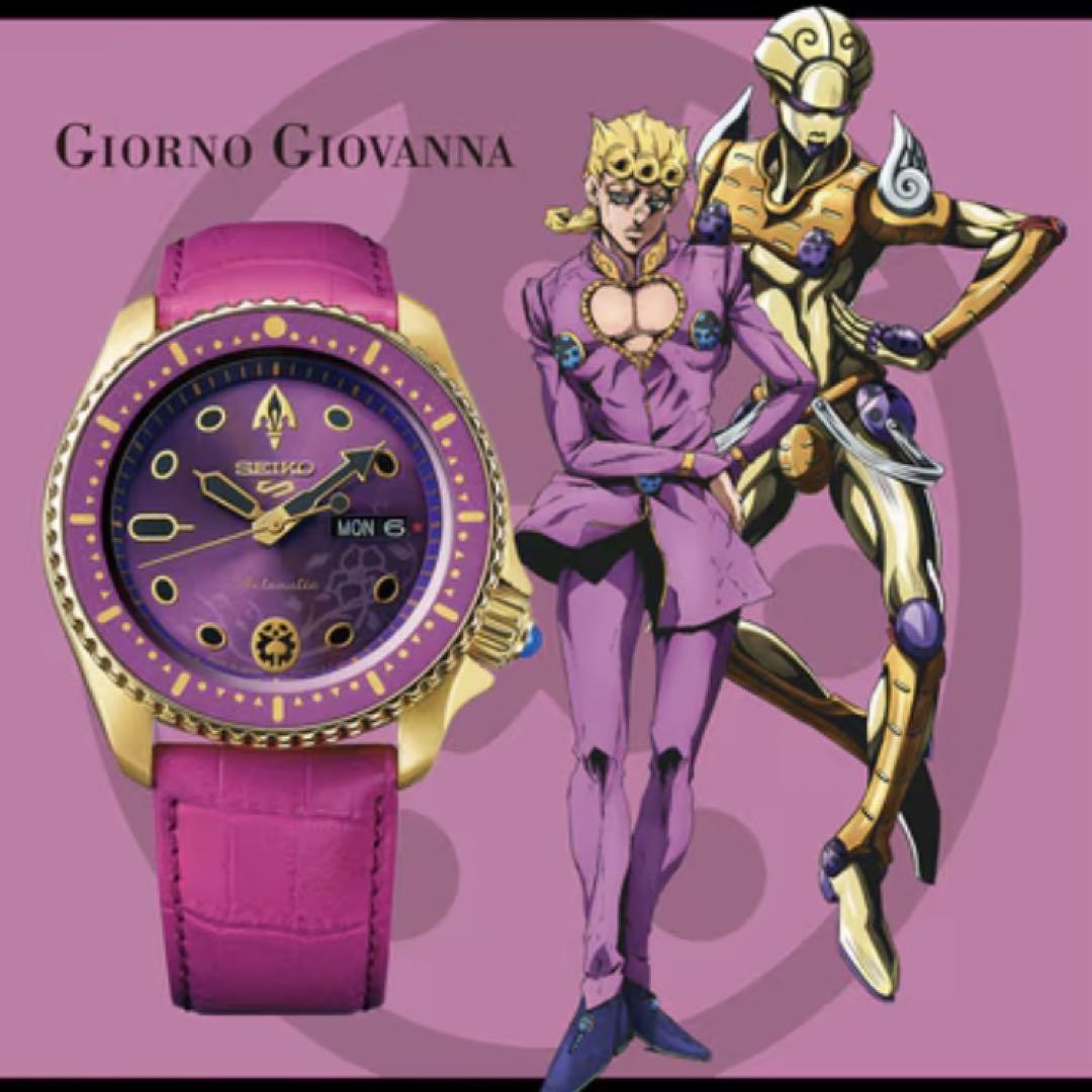 専用出品　GIORNO GIOVANNA SEIKO 美品　中古 Seiko JoJo's Bizarre Adventure Giorno SBSA036 Limited Edition