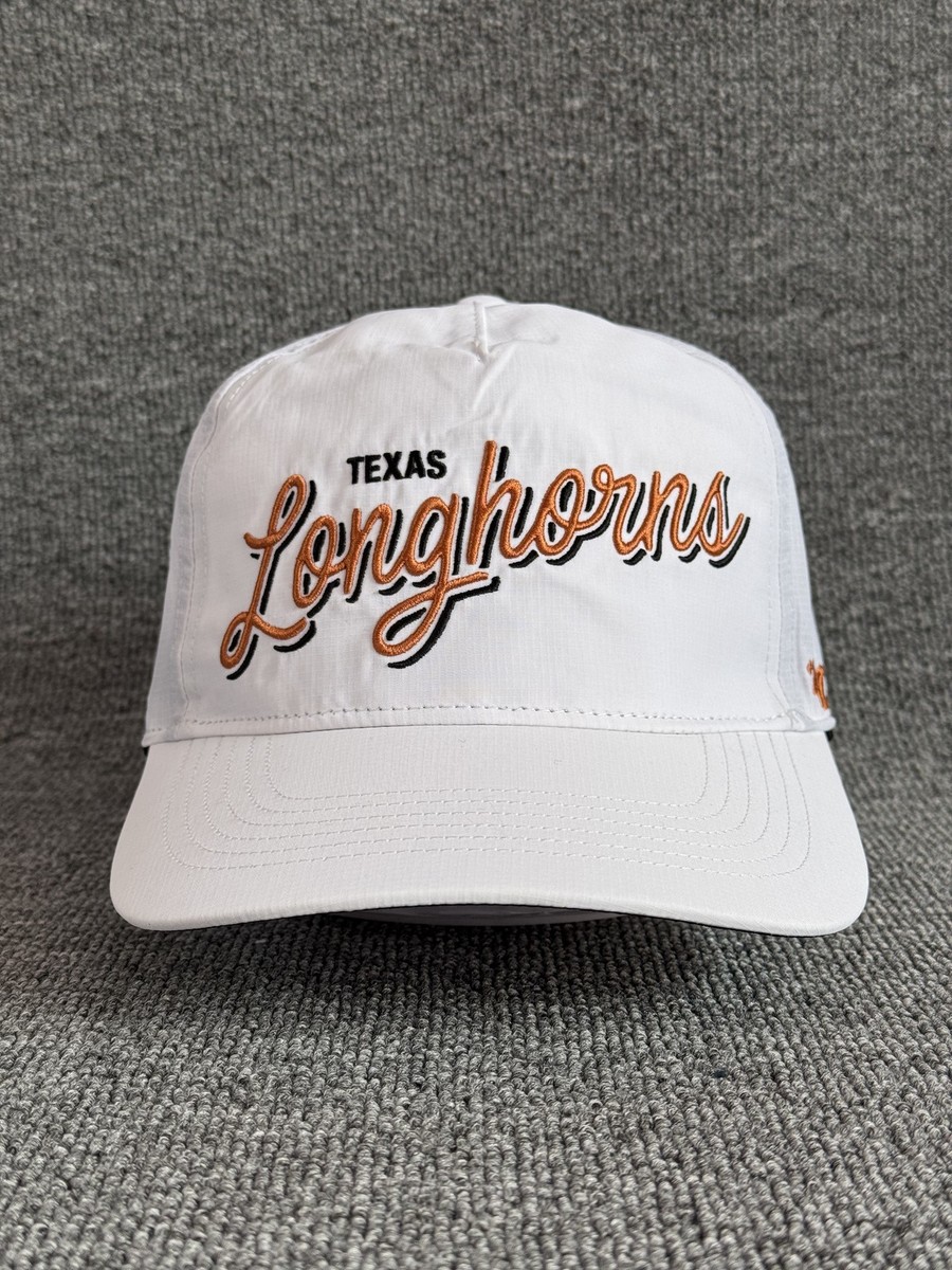'47 Brand Texas Longhorns White Snapback Baseball Cap
