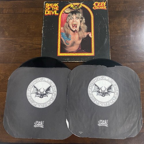 Ozzy Osbourne - Speak of The Devil 2 LP Vinyl Jet Records Original 1982 Press EX - Picture 16 of 20