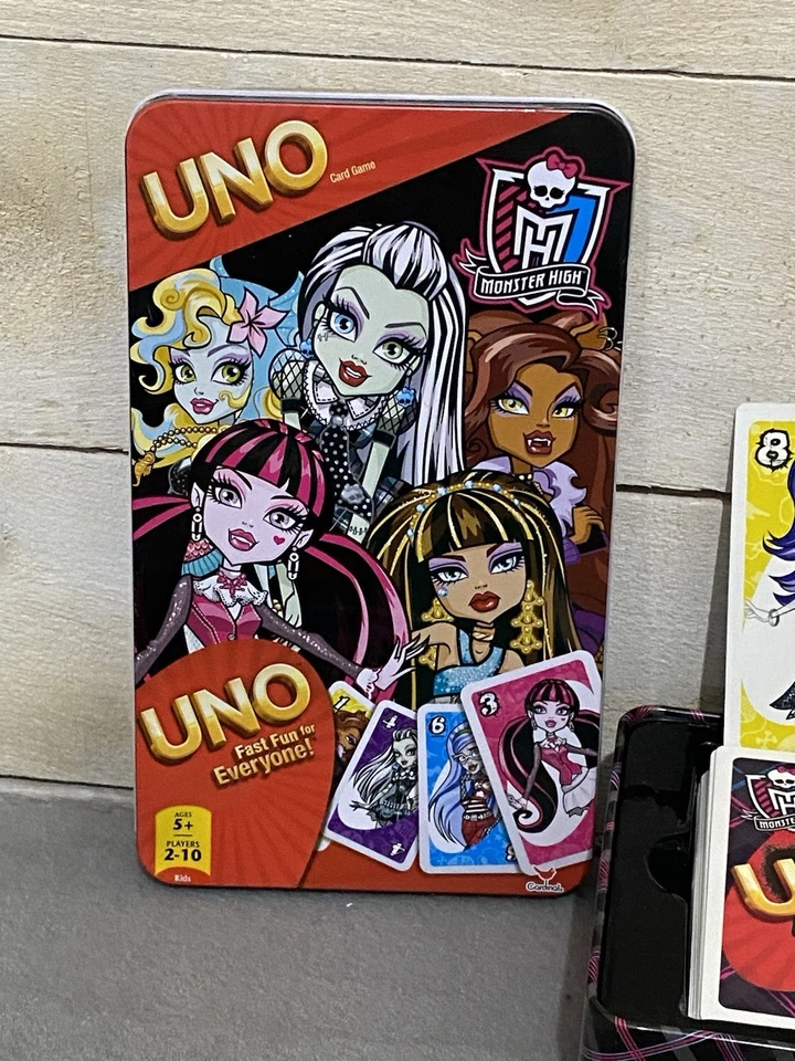 Monster High Draculaura Mattel UNO Card Game Original Authentic- Pre-Owned Compl - Image 2 of 4