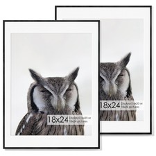 Fun Memories 18x24 Aluminum Poster Frame, 18 x 24 inch Metal Picture Frames with