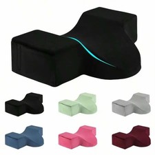 U-Shaped Memory Foam Neck Pillow with Ergonomic Curve and Massage Feature