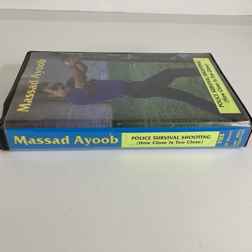 Massad Ayoob Police Survival Shooting! How Close is Too Close VHS - Foto 6 di 6