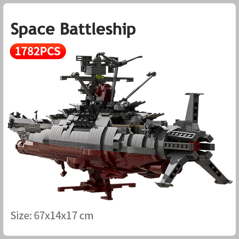 Yamato Space Battleship Model Building Blocks Set