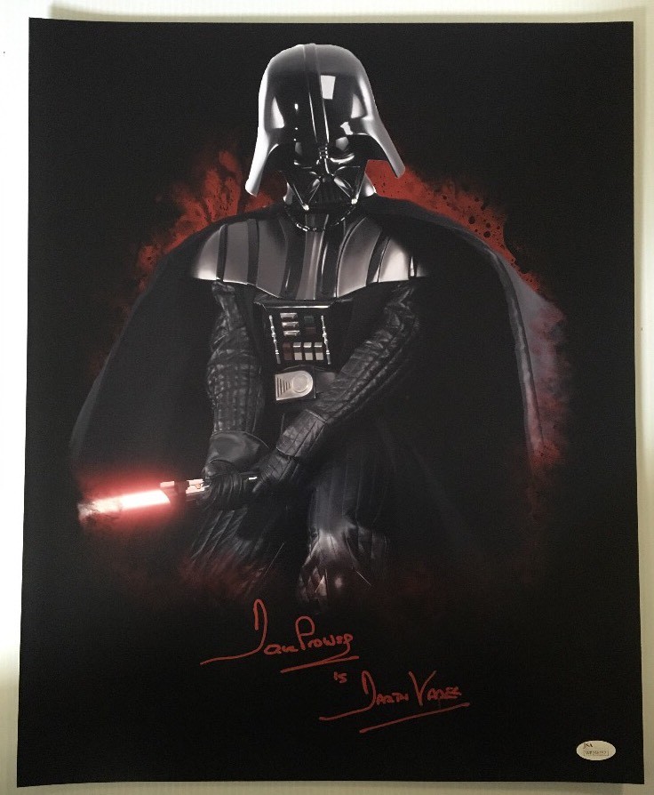 Dave David Prowse Signed Autographed Darth Vader 16x20 Photo Star