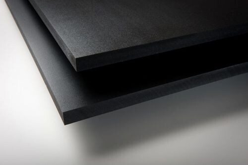 PVC Expanded Plastic Sheet 1/2" x 12" x 12" - Black Color - Picture 2 of 4