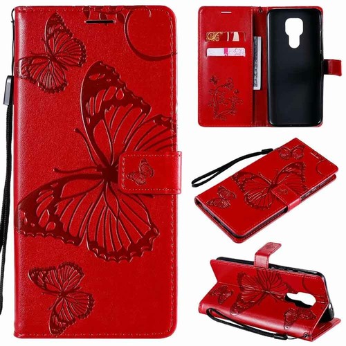 For Motorola Moto Edge/G 5G Plus/G9 Play Wallet Card Holder Leather Case Cover - Picture 10 of 46