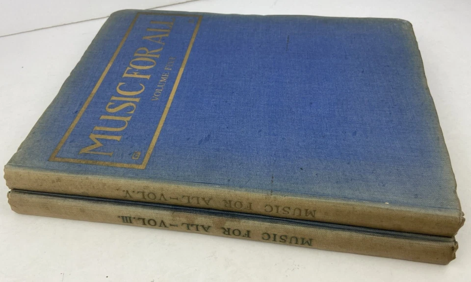 Music For All Volume 3 & 5. Vintage Antique Rare Sheet Music Books For Piano. GC - Image 2 of 4