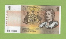 #D167.   KNIGHT / WHEELER AUSTRALIA  $1 PAPER BANKNOTE  #CHZ 398000