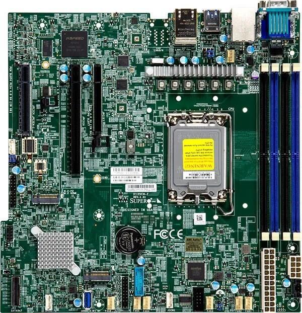 Supermicro Mainboard X13SCH-F micro-ATX Sockel 1700 DDR5-only Single (MBD-X13SCH