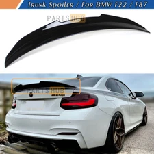 For 14-21 BMW F87 M2 F22 M240i M230 PSM Style Gloss Black Highkick Trunk Spoiler