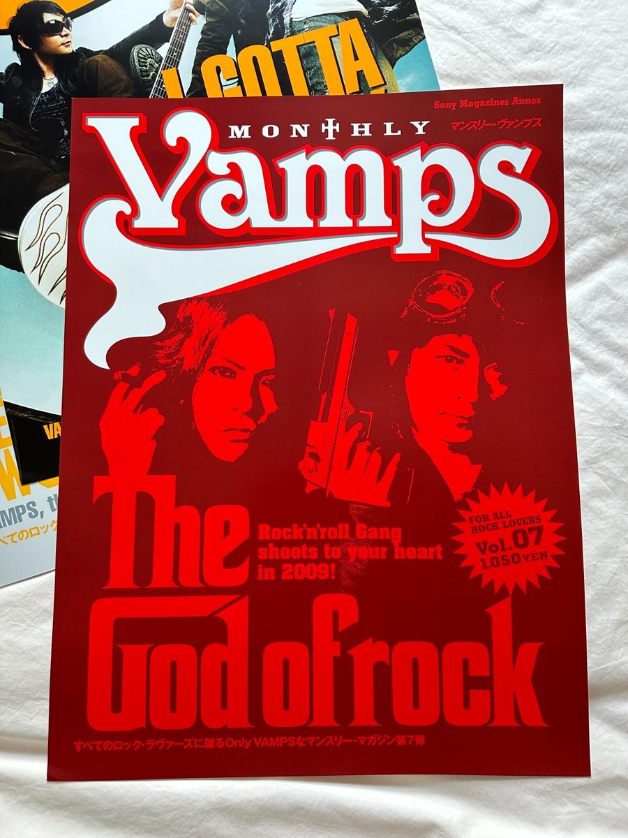 Monthly VAMPS Magazine Collection 13-Poster Set RARE; HYDE & K.A.Z