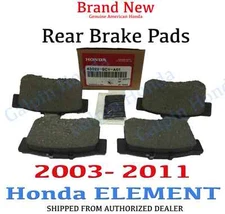 Genuine OEM Honda Element Rear Brake Pad Set 2003-2011 (43022-SCV-A01 ELEMENT)