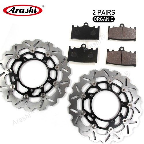 Front Brake Disc Rotor + Brake Pads For Suzuki Katana 650 2008-2012 2010 GSX650F - Picture 2 of 11
