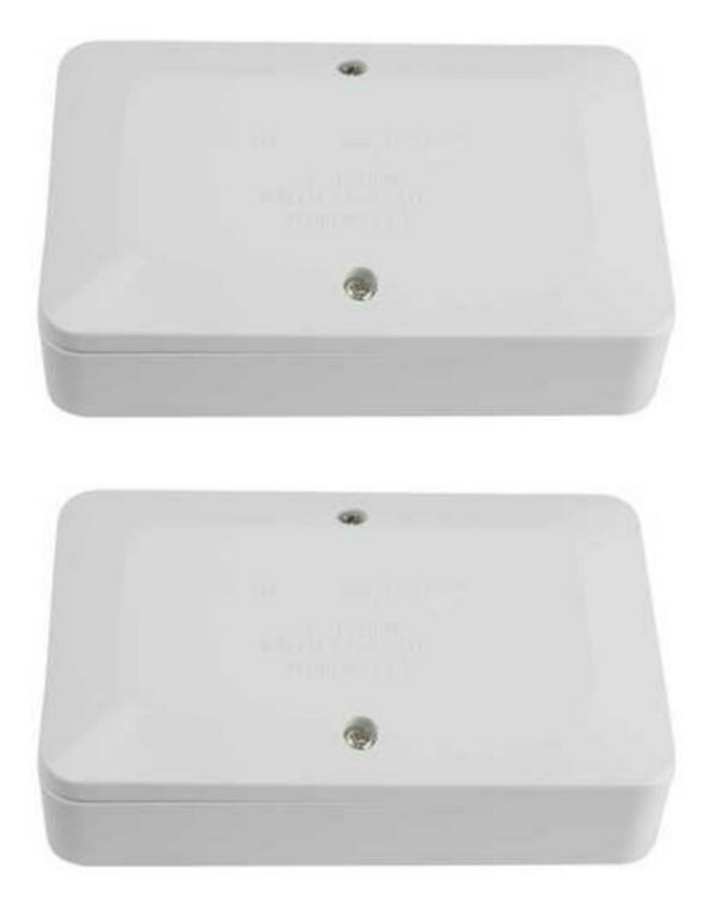 2 x Selectric LGK829 Junction Boxes 3 Terminal - 60 Amp (White)