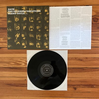 Glenn Gould: Bach - The Goldberg Variations LP Vinyl Doxy 2012 Europe VG+/NM