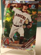 2019 Bowman Chrome Draft Sapphire #BDC55 Matt Mercer 