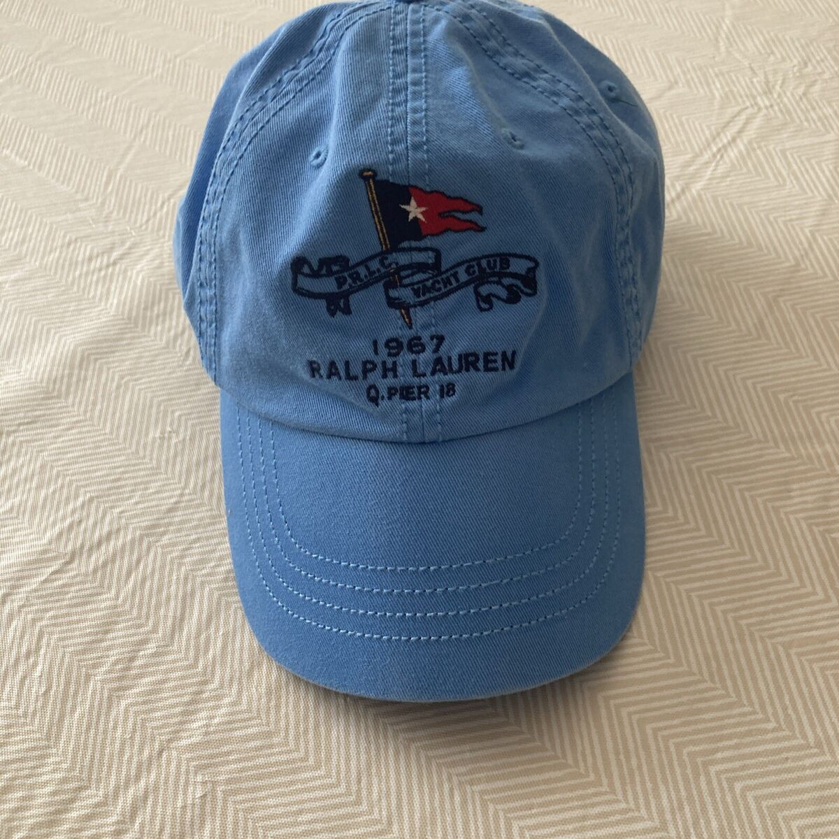 Vtg Polo Ralph Lauren P.R.L.C. Yacht Club 1967 Q Pier 18 Vtg Polo Ralph Lauren P.R.L.C. Yacht Club 1967 Q Pier 18