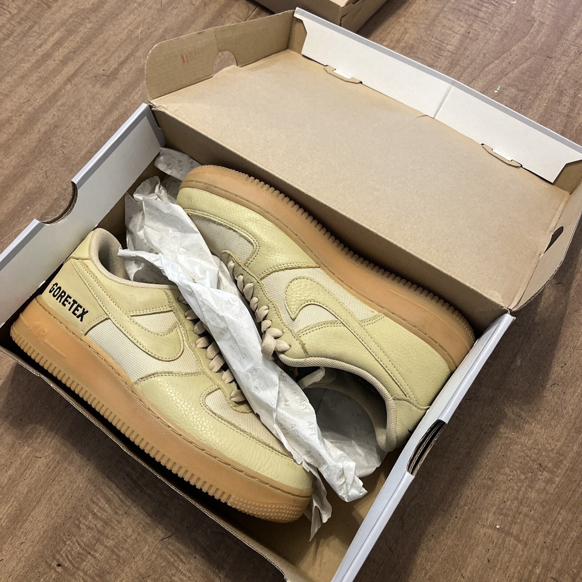 Size 8 - Nike Air Force 1 Low x Gore-Tex Gold 2019 193152684102| eBay