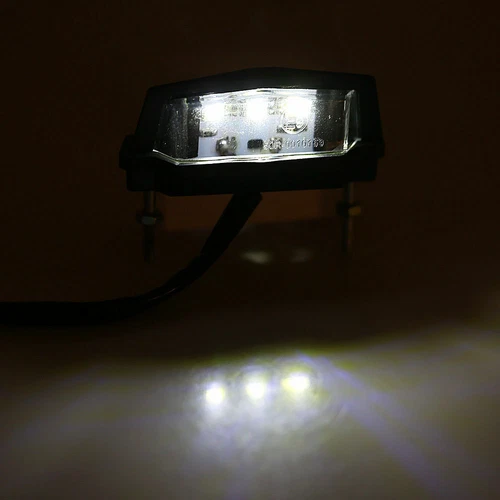 2xLED Kennzeichenbeleuchtung Universal 12V Fehlerfrei Rücklicht Anhänger LKW PKW - Bild 10 von 10