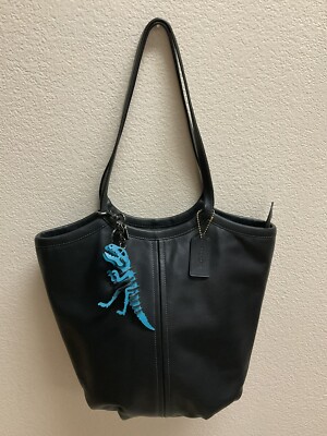 Coach 1941 Bae Laptop Tote Glove Tanned Leather Black C2269 | eBay