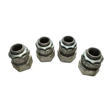 (Pack of 4) 1/2" Malleable EMT Compression Connector, 1442A **Free Shipping**