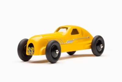 RENAULT NERVASPORT DES RECORDS 1934 YELLOW  3 INCH  1:64 NOREV (DEALER MODEL)