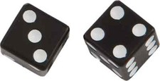 HARDDRIVE Valve Stem Cap Black Dice 820-2500B