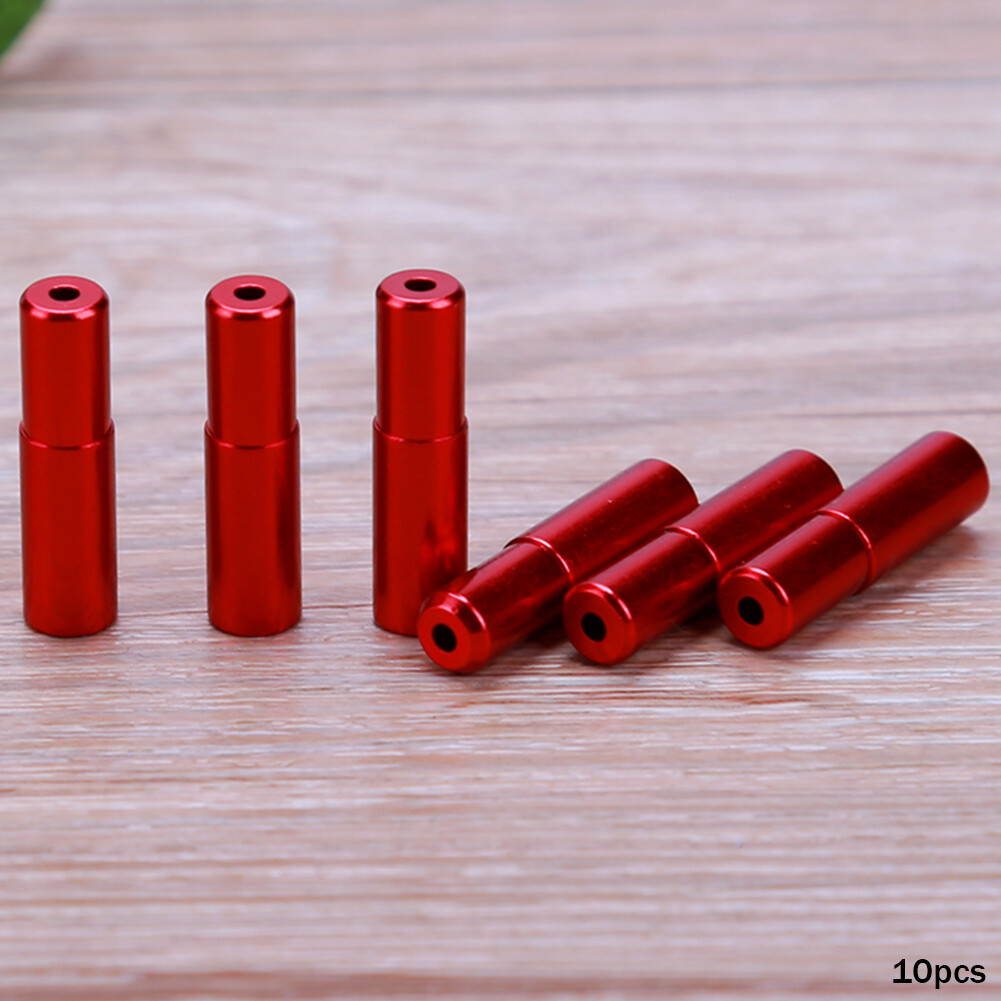 10Pcs Bike Bicycle Cycle Brake Cable Crimps Housing Ferrule End Caps