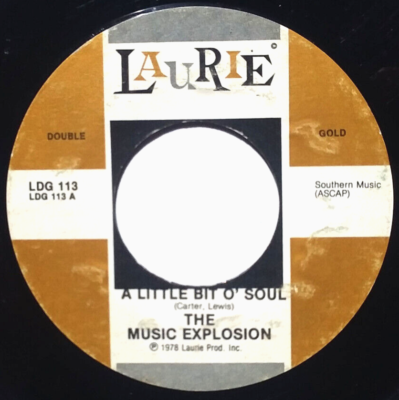 MUSIC EXPLOSION - A Little Bit O Soul / BARBARIANS - Boy or Girl