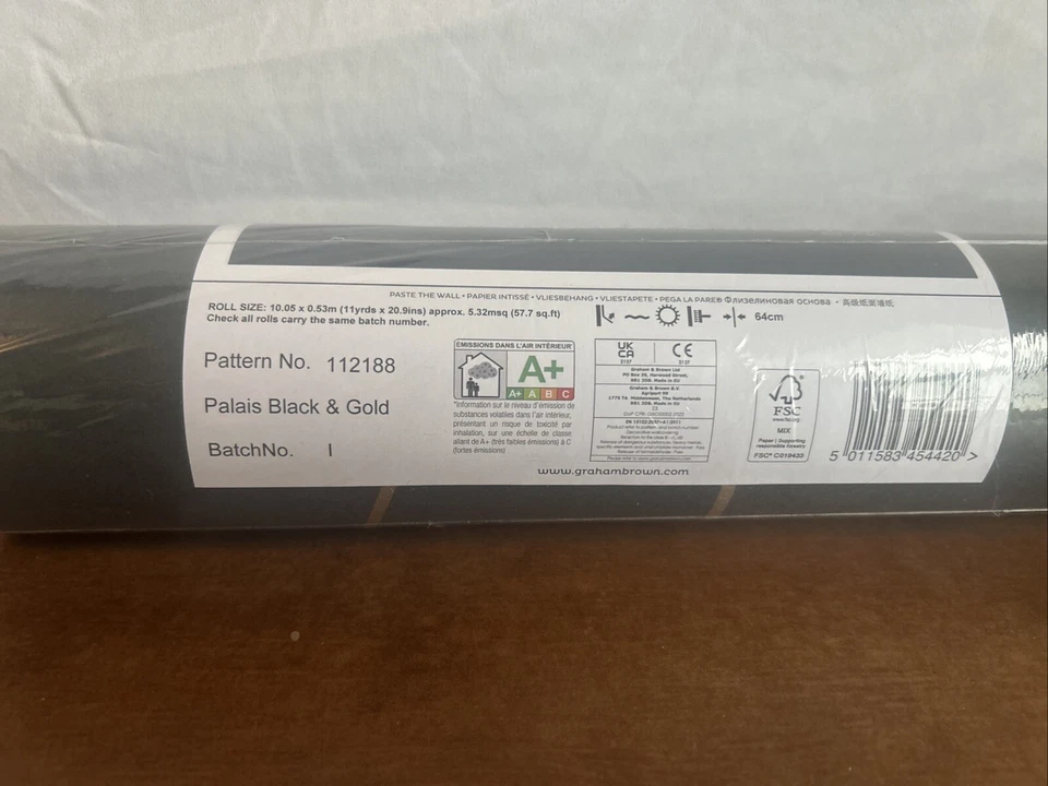 Rollos de papel tapiz Graham and Brown 33’Lx20,9”W papel removible geométrico, cantidad Foto 2 de 2