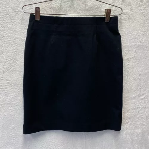 J.Jill Ponte Pencil Skirt XS Petite Black Nylon Stretch Classic Career Business