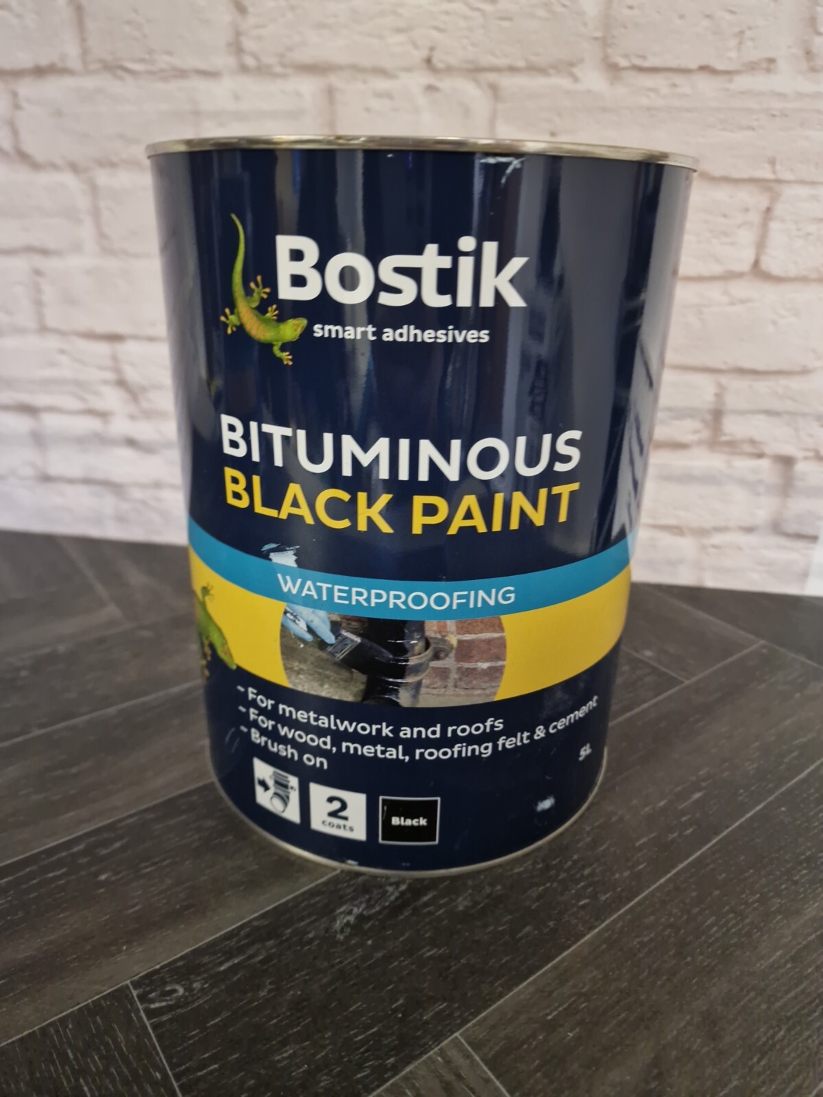 BOSTIK BLACK BITUMEN PAINT wood metal roofing Multi purpose