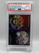 2011 Ace Match Point 2 Dual Pogs #DP11 Emerson/Federer PSA 8