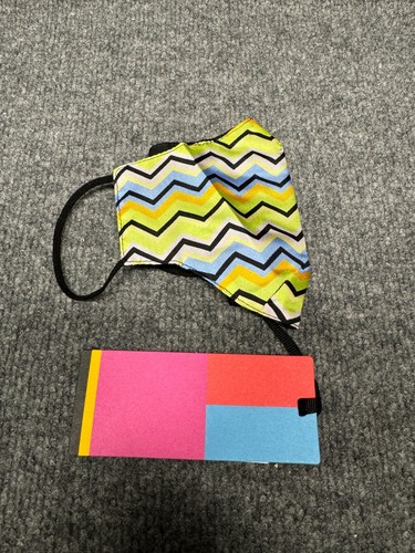 Missoni Multicolor Zigzag Striped Print Adult Face Mask NWT - Picture 2 of 5