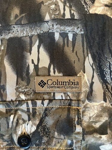 LN Columbia Camouflage Hunting Shirt Size L - Picture 3 of 4