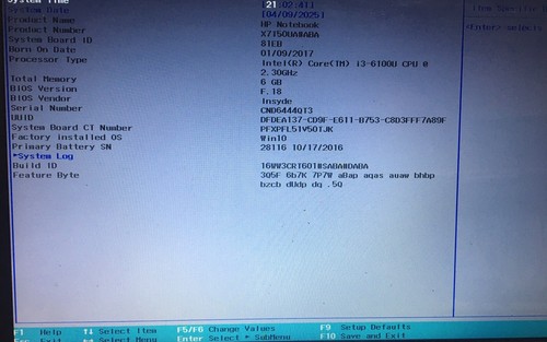 HP 15-AY009DX Intel Core i3-6100U 2.30GHz | 6GB RAM | NO HDD/OS - Boots to Bios - Picture 2 of 9
